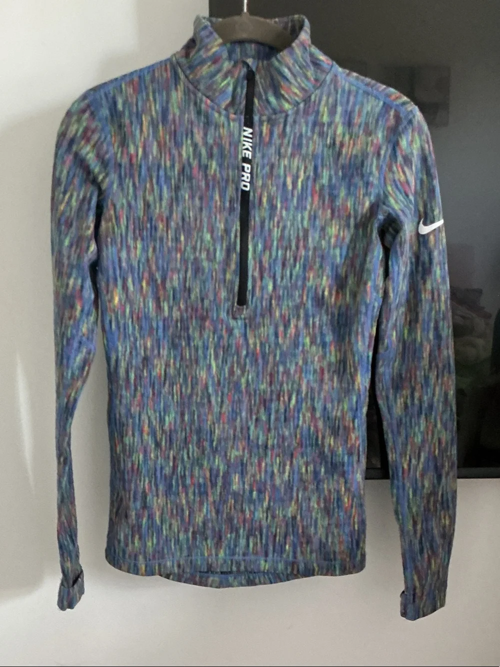 Nike Pro Soul Cycle Edition Women’s Multi-Color Space-Dye Quarter-Zip Sweater